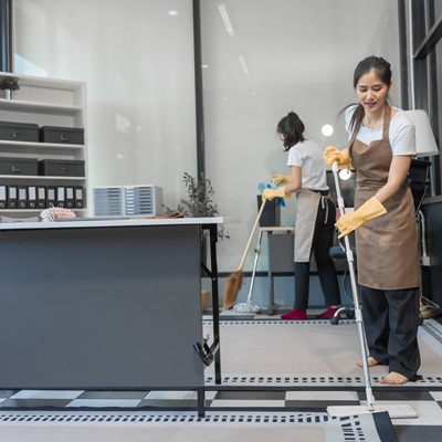 A Spotless Shine member team cleaning an office in Butler County – Spotless Shine Cleaning Services A Spotless Shine member team cleaning an office in Butler County - Spotless Shine Cleaning Services